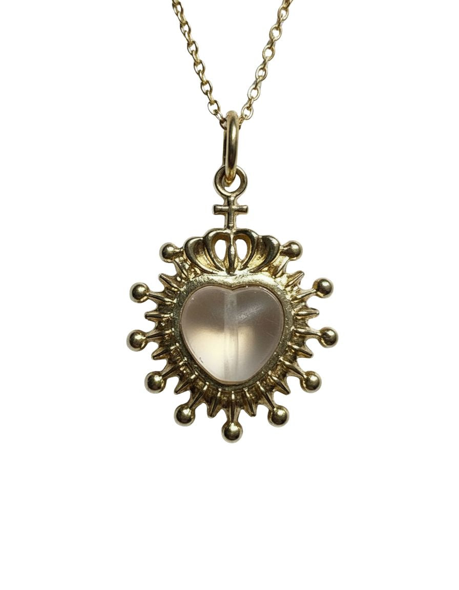 Colgante Corazón Sagrado Doble Cara