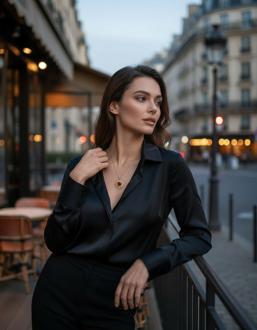 Colgante Corazón Sagrado Doble Cara