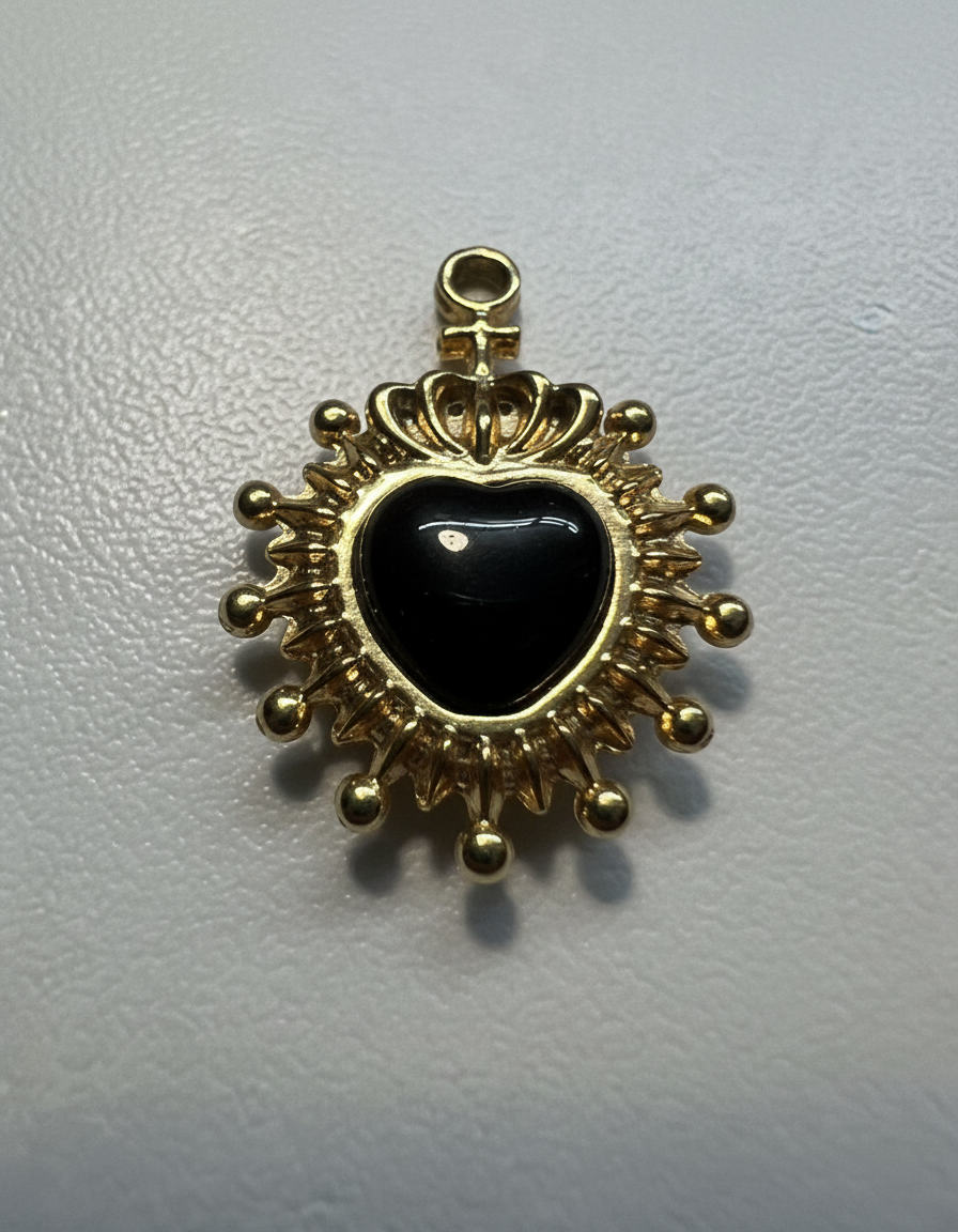 Colgante Corazón Sagrado Doble Cara