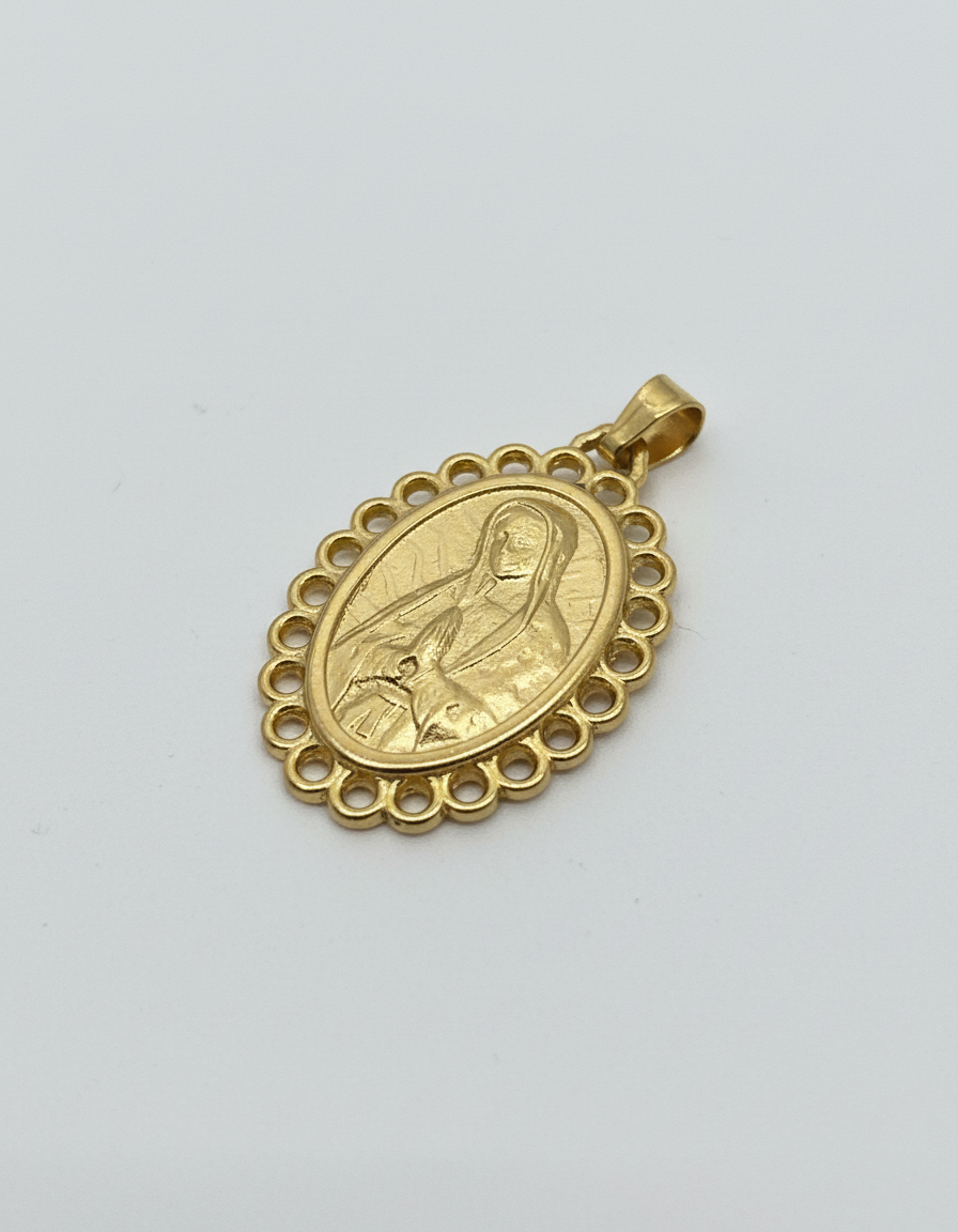 Medalla Doble Cara Virgen De Guadalupe