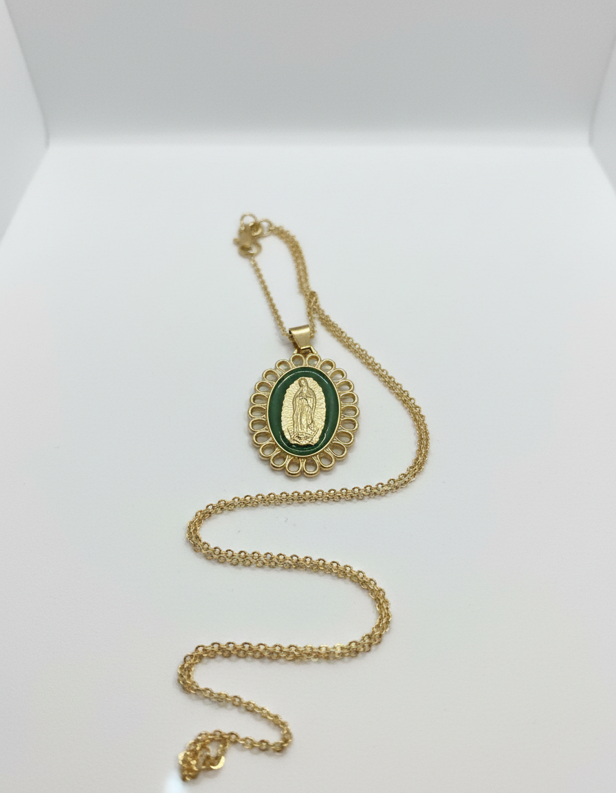 Medalla Virgen De Guadalupe Lacada