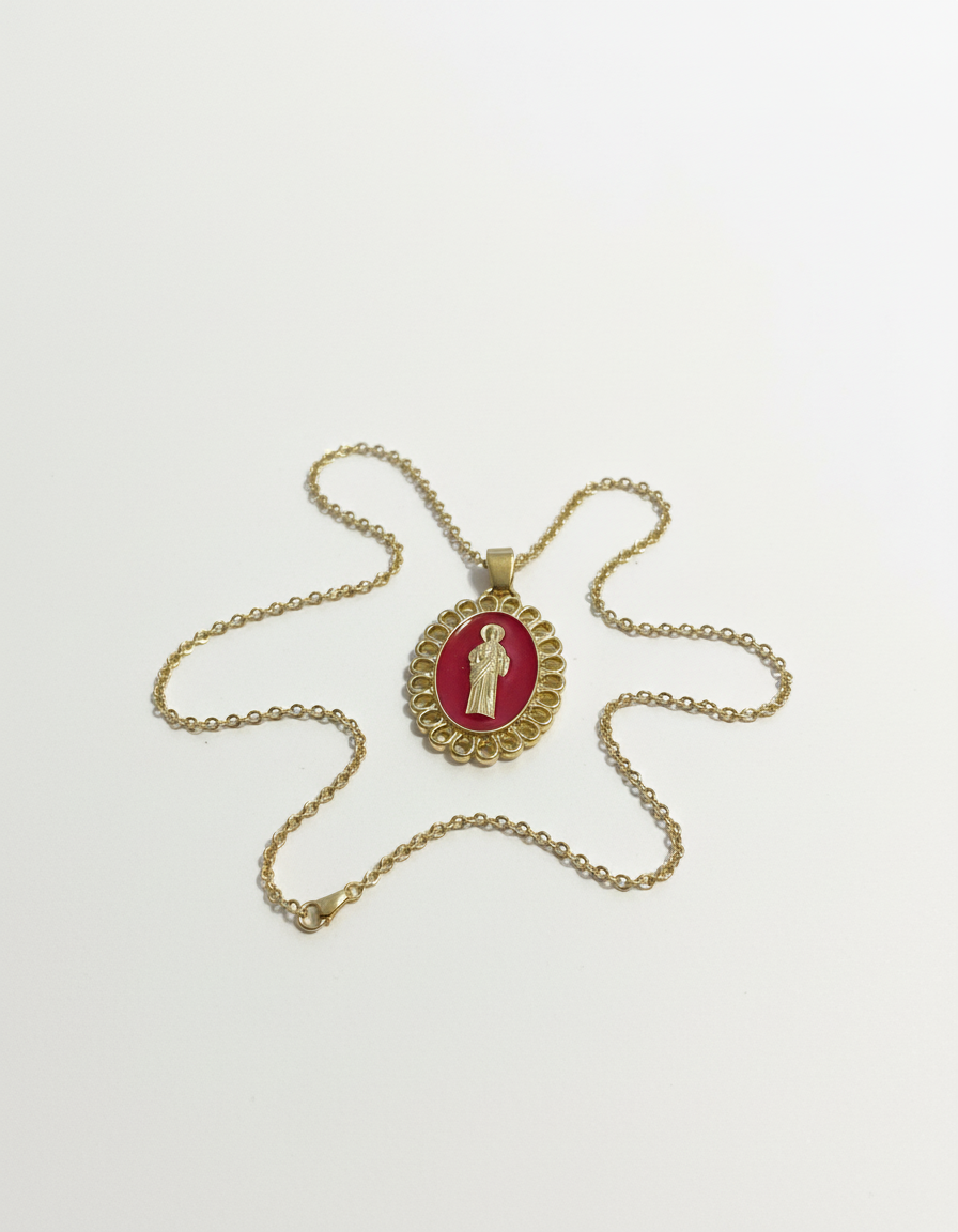 Medalla Lacada San Judas Tadeo